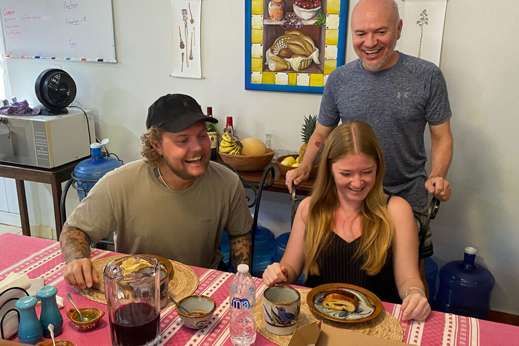 celebrating kings day at zandoyo bed and breakfast in puerto escondido